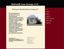 Tablet Screenshot of mjmcgrathlaw.com